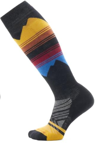 Smartwool Womens Ski Targeted Cushion Pattern Over The Calf Socks Honey Gold Medium