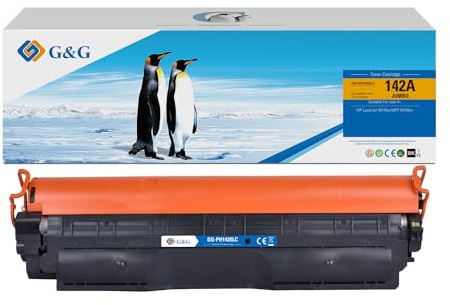 G&G XL Toner Kompatibel mit HP 142A 142X W1420A W1420X für Hp LaserJet M110w MFP M140w Toner mit Chip (1 schwarz)