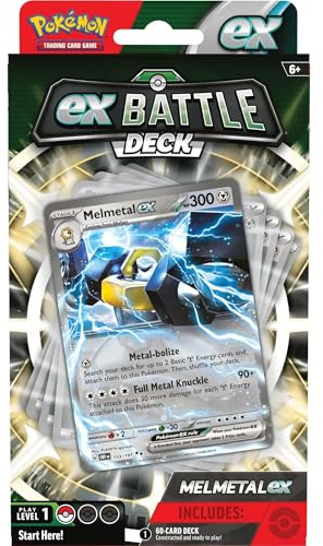 Baraja Juego Cartas coleccionables Ex Battle Deck Pokemon Surtido Ingles