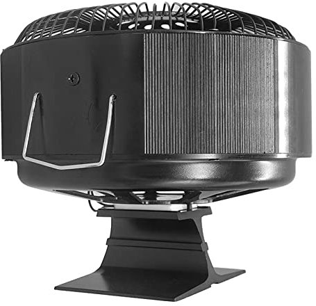 PHASZ Holzofenventilator, nicht elektrischer Ofenventilator, Sicherheitsvorrichtung, leise, mit Schutz für Pelletofen, Holzofen, Holzofen