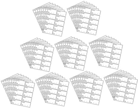 VILLFUL 5bags Organize Your Pantry Labels Bag Food Storage Stickers Kitchen Pantry Labels Removable PVC for Jars Storage