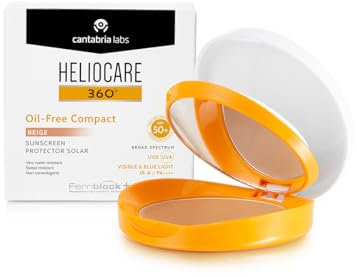 Heliocare 360° Oil Free Compact Spf 50+ Fotoprotettore compatto colorato Beige