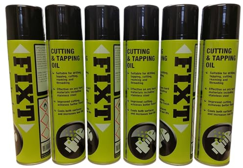 FORCE CUTTING OIL SPRAY 400ML X 6 CANS, TAPPING, DRILLING, REAMING, THREAD CUTTING