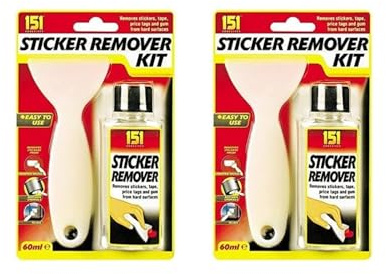 SDMAX Sticker Remover Kit, Strong And Durable, Comfortable Grip, Portable And Lightweight, Kitchen Utensils, Suitable For Wood Metal, Plastic, Ceramic And Glass (2PCS)