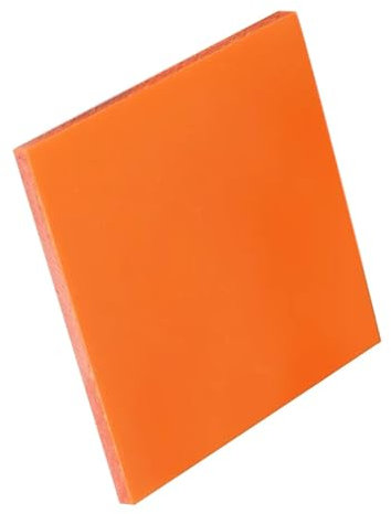 TIHONORI Feuille de résine phénolique en bakélite Rouge de 300 mm x 300 mm Épaisseur 2 mm-20 mm Panneaux Plats isolants pour Les Applications et de Bricolage,Rouge,15mm