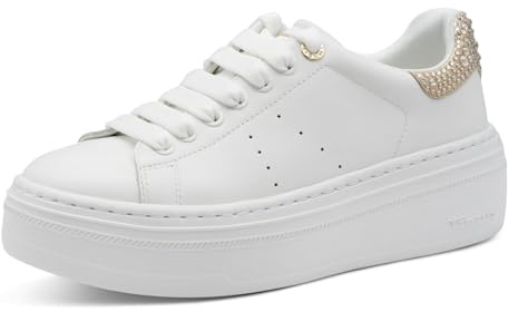 Tamaris Femmes Baskets Basses blanc 40 EU