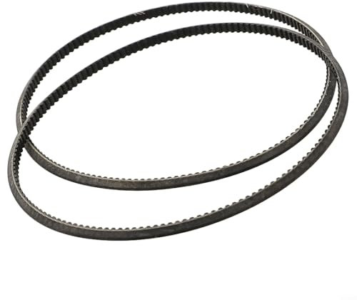 Bebykilemi 2 Stück Metall-Mini-Drehmaschinen-Motorriemen 5M375, 38 mm Bohrung, Antriebsriemen-Ersatz, hohe Elastizität, Polyurethan für WM210V Drehmaschinen