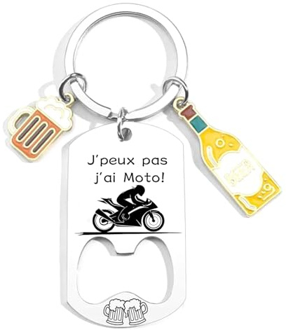 JRZDFXS Cadeau Fan de Basket Coach Porteclef Décapsuleur Original Porteclef Personnalisé pour Basket Chasseur Football Golfeur Motard Pêcheur Cycliste Rugby Cadeau