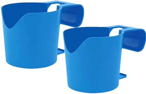 Soporte Bebidas Piscina | 2PC Clip Junto Piscina portavasos | Bebidas Colgantes multifuncionales Copa Taza | Canasta Almacenamiento Junto Piscina para Accesorios Piscine en el Suelo