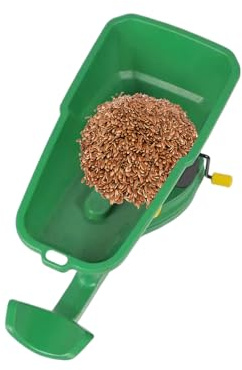 Spandiconcime manuale per semina, spandiconcime ergonomico portatile per paesaggistica, pascolo, parco, prato, cortile