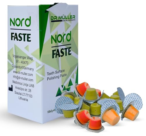 DR. Müller Nord Faste prophylactique 20 × 2 g Pâte à polir pour les dents Pâte prophylactique (20, pomme)
