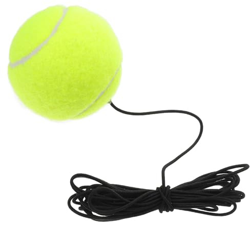Healifty Tennis Trainer with Elastic Rope and Lightweight Plastic Wall-mounted Base, Single Player Tennis Training Equipment for Beginners and Fitness Practice