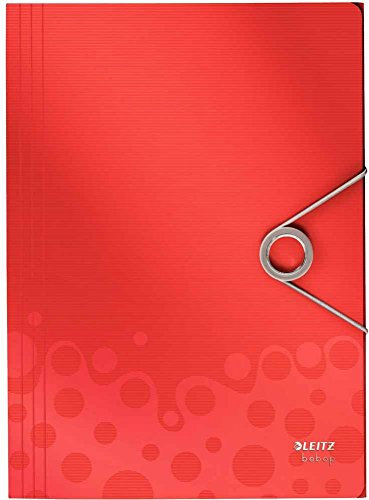 Leitz Eckspannermappe Bebop, A4, PP, rot