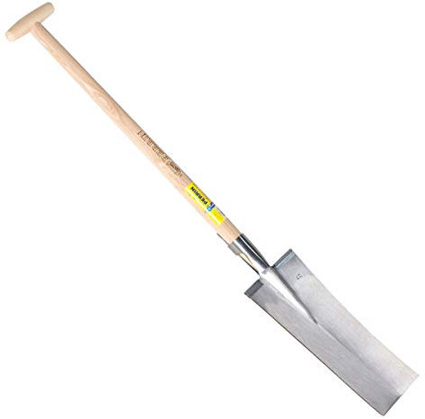 Outils perrin Louchet Professionnel Terrassier à Anneau de Emmanché Béquille Tournée 80, 36cm Largeur
