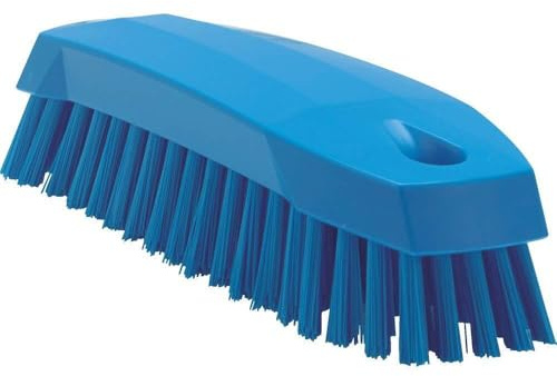 Vikan handhållen skrubbborste, polypropylen, polyesterborste, 3587, BLÅ, 1