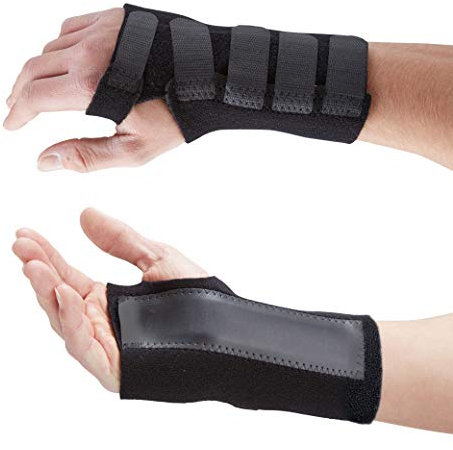 Actesso Advanced Wrist Support Brace - Carpal Tunnel Splint - Relieves Wrist Pain, Sprains, Tendonitis and RSI (Large, Right)