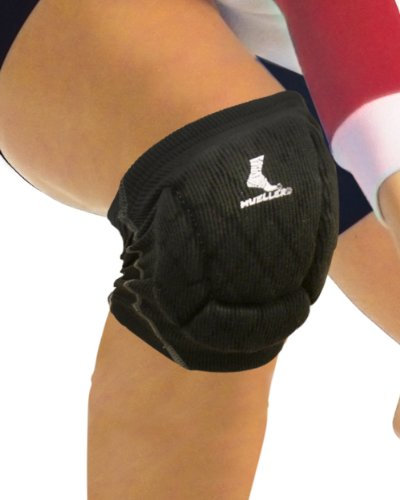 Mueller 5434-0 Diamant-Volleyball-Knieschutz im spezial Design, 1Paar, XS, schwarz