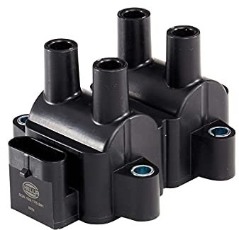 HELLA 5DA 193 175-391 Zündspule - 12V - 4-polig - Blockzündspule - geschraubt