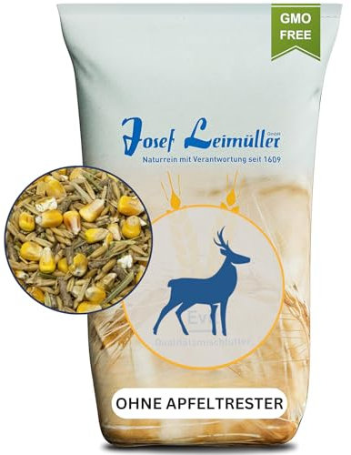Leimüller Wildfutter 1 ohne Apfeltrester 20 kg - Winterfutter für schneearme Gebiete - Futter für Rehe, Rotwild, Hirsche & Rehkitze