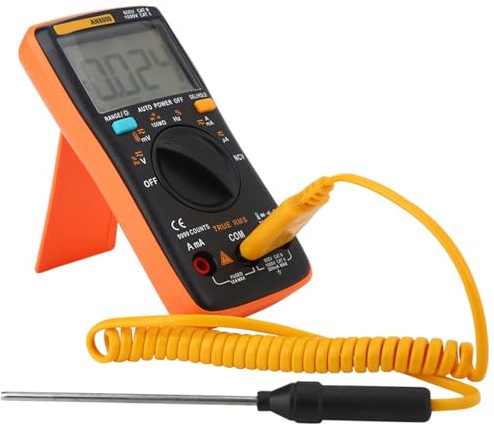 Autoanging Multimeter AN8009 Digital Multimeter mit Testsonden AC/DC Spannung Elektronischer Tester