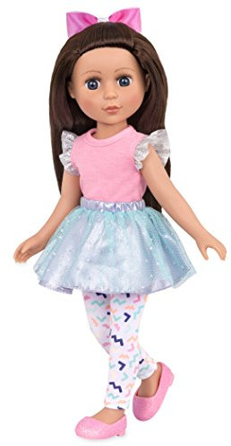 Glitter Girls Candice Doll - Bambola mobile 36 cm con vestiti, accessori e capelli lunghi per lo styling - Giocattolo dai 3 anni (7 pezzi) 11,4 x 8,9 x 39,4 cm