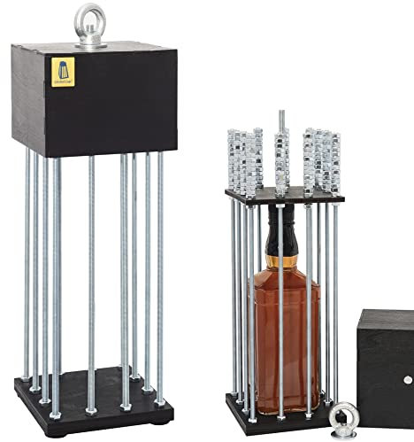 Alcohol Cage® Alkoholkäfig - EIN lustiges Geburtstagsgeschenk - Geschenke für Männer - Witziges Geschenk mit Alkohol für Ihren Freund - Alkohol Geschenke für Männer - Whisky-Box - Geburtstagsparty