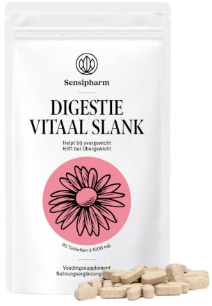 Sensi Digestion Vital Schlank - Stoffwechsel & Verdauung - 90 Tabl. | Pflanzliche Begleitung neben Ernährung und Bewegung, Kräuter der chinesischen Tradition