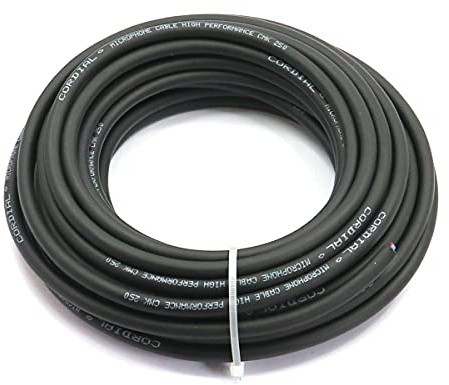 WITTKOWARE Mikrofonleitung, 2x0,5mm², schwarz, 10m Ring