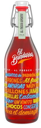 El Bandarra Al Fresco | Barcelona Aperitif | Am besten mit Tonic oder als Spritz | Bittersüß, Alternative zu Pinkem Gin | Noten von Grapefruit und Mediterranen Botanicals | 500 ml | 14% alc.