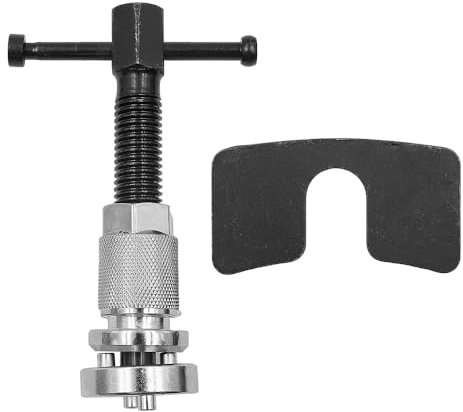 Namvo Herramienta de rebobinado de pistón de pinza de freno, herramienta de retroceso de pastilla de freno trasera de coche para reemplazo de pastilla de freno trasera