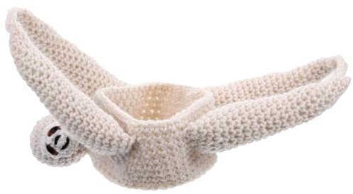 YARNOW Hanging Sloth Plant Holder Handmade Crochet Planter for Decor for Flowers Greenery for Balconies Bedrooms Offices Unique for Plant