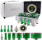 KURSTOL Punte Diamantate Gres Porcellanato 13 Pezzi - 6/8/10/20/32/35/55/68/100mm Punte Trapano, 20mm Fresa, 50mm Smusso, 125mm Disco, Adattatore per Porcellana Piastrelle Ceramica Marmo Granito