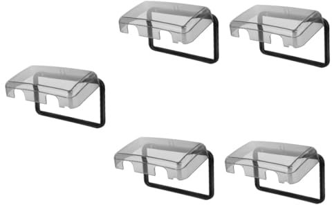Gadpiparty 5st Steckdose Wasserdichte Box Stecker Steckdosenabdeckungen Steckdosenschutz Hausbedarf Auslassabdeckungen Wasserbeständig Netzteil -material Schutzhülle