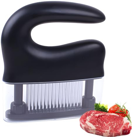 Meat Tenderizer, large Meat Tenderizer Tool 48 Sharp Stainless Steel Blade ，Save Labour kitchen Tool,Meat Pounder & Hammer Alternative,Handheld Tender Meat Stapler/Tenderizer Machine