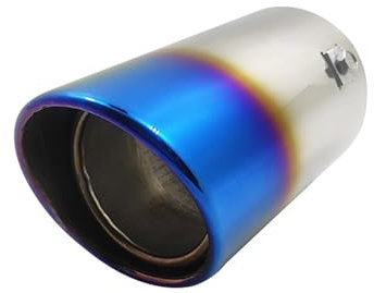 Silenciador Punta Para Harvard Para H8 Para 1F El Tubo Escape Coche Es Adecuado Silenciador Acero Inoxidable Plateado Brillante Tubo Escape Decorativo Garganta Trasera Garganta Cola Coche (Color : Ha