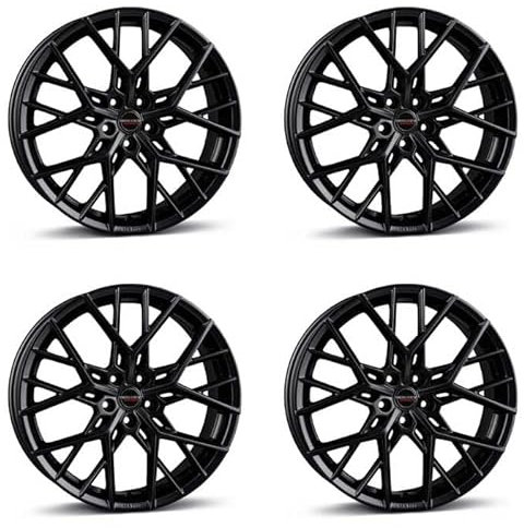 4x Borbet Felgen BY 8.0x20 ET35 5x112 black matt kompatibel mit Skoda Enyaq Karoq Kodiaq Octavia Superb