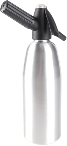 Machine à Faire du Soda,1L Siphon à Soda Portable en Alliage rétro, Fabricant d'eau de Seltz gazeuse avec régulateur de Pression pour Les Boissons à Base de jus de Soda et Les Cocktails