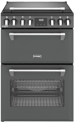 Stoves Richmond Deluxe 60Ei RTY 60cm Electric Cooker with Induction Hob - Anthracite - A/A Rated