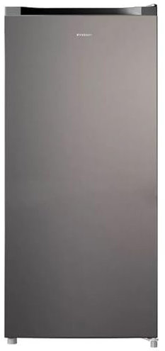 INFINITON CV-A125I - Congelador Vertical, 140 litros, 125 cm de Altura,Cíclico, 4 cajones + 1 compartimiento Flap, Regulación en Altura, Puerta Reversible, E, Inox