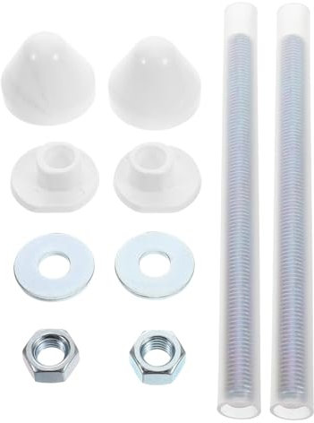 Amosfun Rv Toilet Tank Flush Pipe Wall-mounted Connector Easy Install Sturdy Water Tank Connecting Pipe Screw for Toilet Cistern
