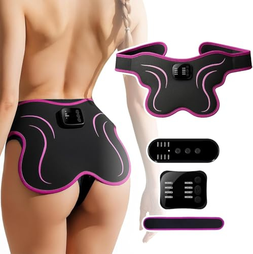 Stimulateur Musculaire Fessier Femme - Tonifie et Galbe Les Hanches | Technologie EMS sans Fil | Appareil Fitness Intelligent pour Maison | Effet Lifting sans Chirurgie