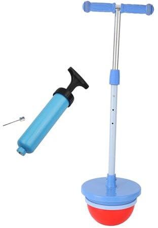 Aymzbd Pogo für Kinder, Pogo Rod, Neuartiger, Rutschfester, Lustiger Hüpfball mit Griff für Drinnen Und Draußen, Geschenk Workout, Dunkelblau