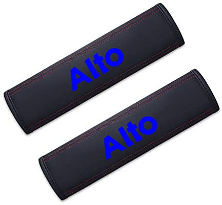 SDUEYZS 2 Pièces Rembourrage de Ceinture de Sécurité, pour Suzuki Alto Protege Ceinture Voiture Ceinture Confortable IntéRieur Accessoires,Blue
