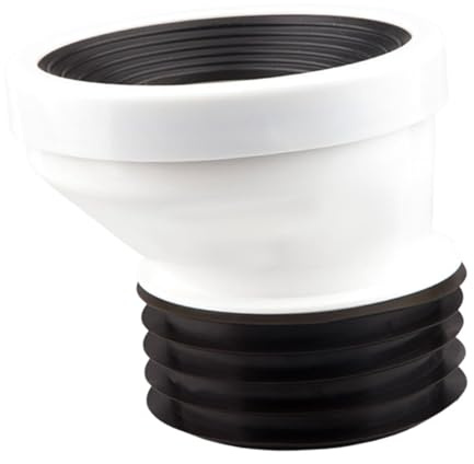 Sharplace Raccordo per Tubo di Scarico WC Offset, Soluzione Versatile per sistemi Idraulici, Rimuovere 2 Cm