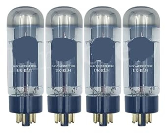 UK-EL34 UKEL34 aggiornamento tubo EL34 EL34C 6CA7 6P3P 6L6 5881 amplificatore valvolare audio HIFI(4pcs Matched Quad)