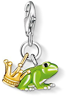 THOMAS SABO Damen Charm-Anhänger Schmetterling weiße Steine Charm Club 925 Sterlingsilber 1862-051-14