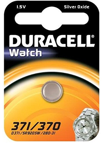 DURACELL Lot de 12 Piles spéciale Montres Watch 371/370 Blister x1 (SR69)