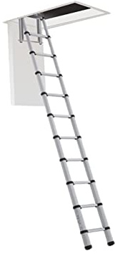 Zarges ZARTELOFT288 2.88 m Loftmaster Telescopic Ladder - Silver