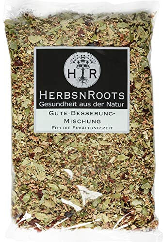 Erkältungs-Tee • auch zum Inhalieren • Erste Wahl • hoher Wirkstoffanteil • ähnlich Schwedenkräuter • HerbsnRoots • 210g