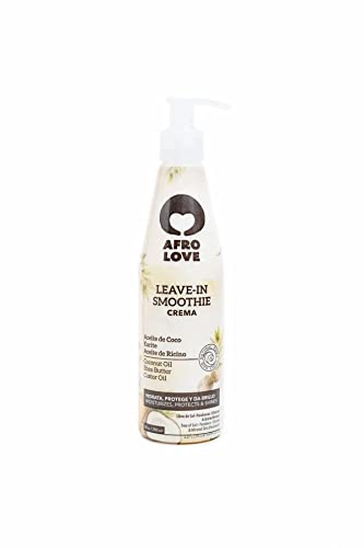 Afro Love Leave-In Smoothie Crema Hidratante Sin Sulfatos Ni Siliconas Para Pelo Rizado 450ml